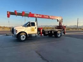 Skyhook Crane — Lee's Signs shop equipment